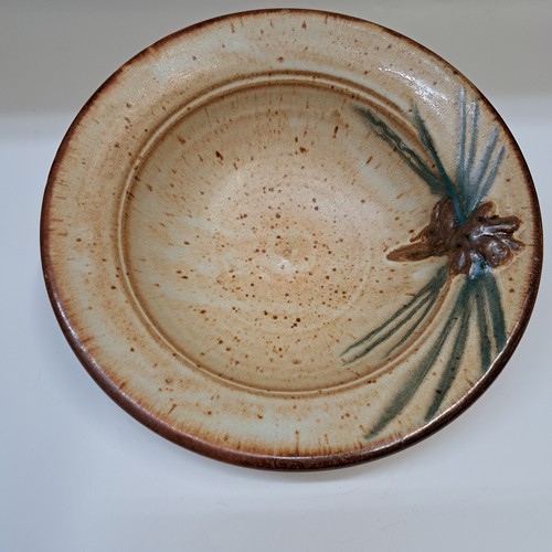 #260207 Serving Bowl with Pinecone $22 at Hunter Wolff Gallery